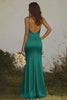 Load image into Gallery viewer, Light yellow Halter Mermaid Satin Bridesmaid Dress