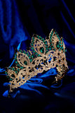 Luxury Crystal Prom Queen Pageant Golden Crown Tiara