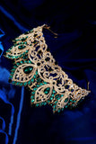 Luxury Crystal Prom Queen Pageant Golden Crown Tiara