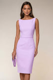 Ivory Bodycon Bateau Neck Midi Work Dress
