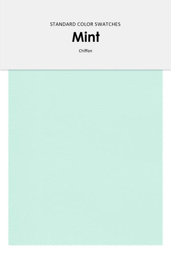 New Dress Chiffon Fabric Color Swatches