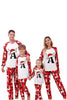 Load image into Gallery viewer, Red and White Christmas Printed Family Matching Pajamas Set