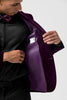 Load image into Gallery viewer, Dark Purple Peak Lapel Single Breasted Men&#39;s Blazer