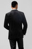 Load image into Gallery viewer, Shawl Lapel One Button 3 Pieces Black Men&#39;s Suits