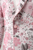 Load image into Gallery viewer, Pink Shawl Lapel Floral Jacquard One Button Men&#39;s Prom Blazer