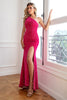 Load image into Gallery viewer, Dark Red Glitter Sequins Prom Dress
