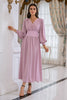 Load image into Gallery viewer, Blush Long Sleeves V Neck Mother Dress