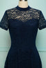 Load image into Gallery viewer, Navy High Neck Lace
