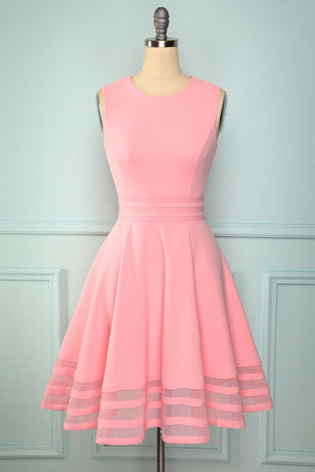 Solid Peach Dress