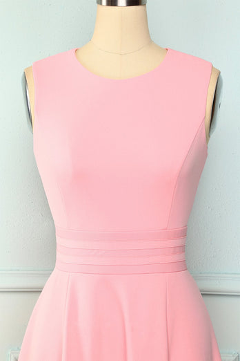 Solid Peach Dress