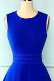 Solid Royal Blue Dress