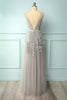 Load image into Gallery viewer, Grey Appliques Dress