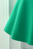 Load image into Gallery viewer, Green Boat Neck 50s Dress