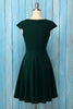 Load image into Gallery viewer, Drak Green Solid Vintage Dress