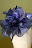 Load image into Gallery viewer, 1920s Blue Organza Beaded Headband