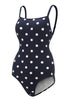 Load image into Gallery viewer, Black Summer Polka Dots Swimsuit