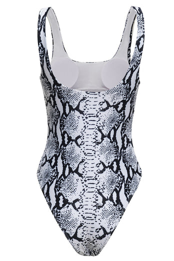Ark Swimwear Snake Print Bikini Triangle Top Tie Sides Bottoms Set Size  Small S