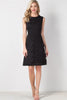 Load image into Gallery viewer, Black Sleeveless Lace Formal Dress