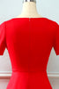 Load image into Gallery viewer, Square Collar Retro Red 1950&#39;s Dress