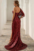 Load image into Gallery viewer, One Shoulder Sequins Prom Dress