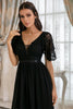 Load image into Gallery viewer, Black Lace Backless Mother Dress