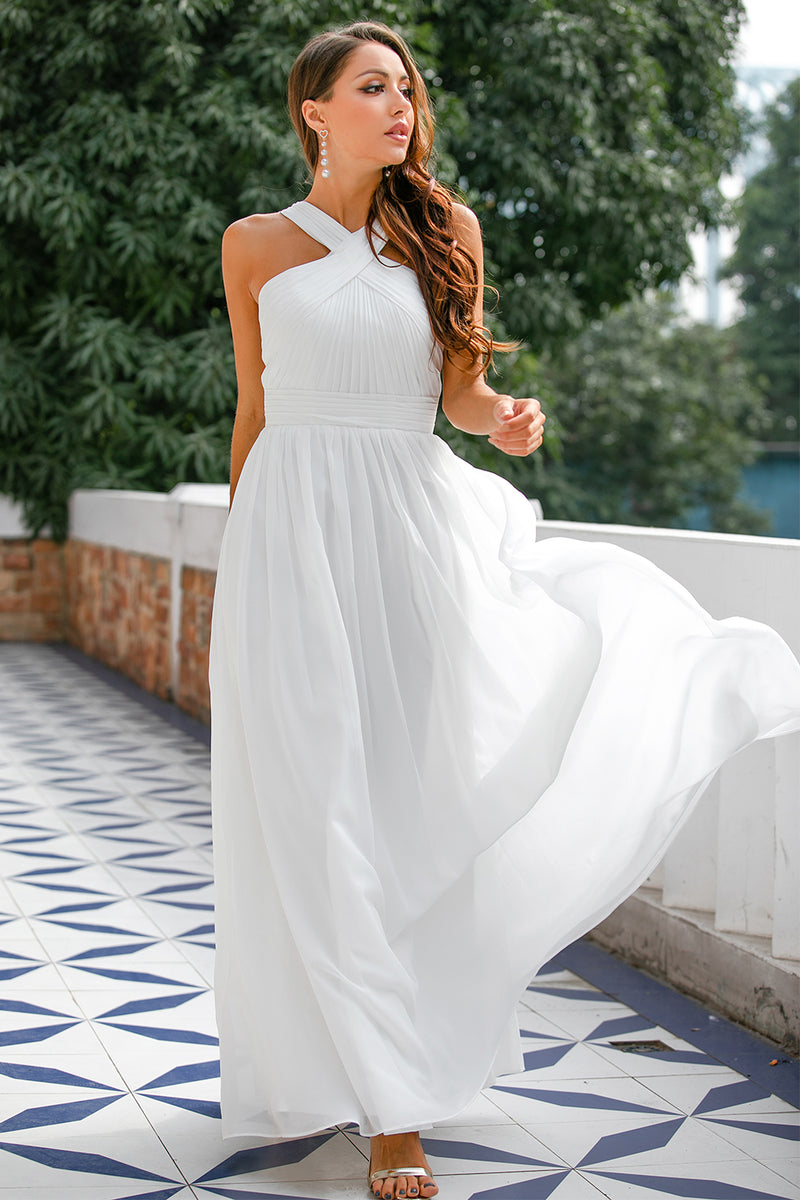 Load image into Gallery viewer, Ruffle White Dress