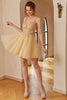 Load image into Gallery viewer, Spaghetti Straps Homecoming Dress With Appliques
