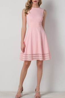 Solid Peach Dress