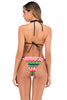 Load image into Gallery viewer, Split Swimsuit Printed Triangle Bikini