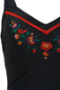 Load image into Gallery viewer, Black Embroidery Swimsuit