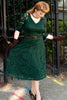 Load image into Gallery viewer, Exclusive Green Lace Midi Dress