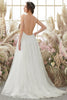 Load image into Gallery viewer, V neck Blackless Wedding Dress