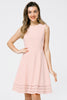 Load image into Gallery viewer, Solid Light Pink Midi Dress