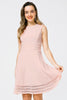 Load image into Gallery viewer, Solid Light Pink Midi Dress