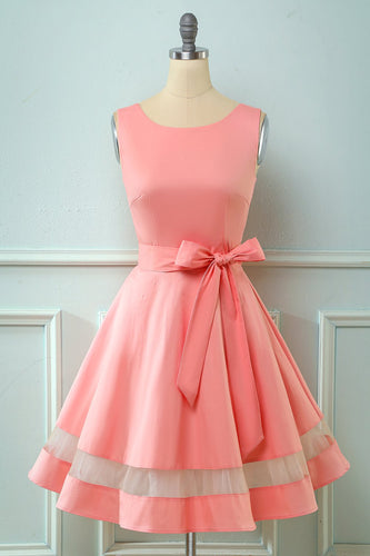 Pink Vintage 1950s Dress