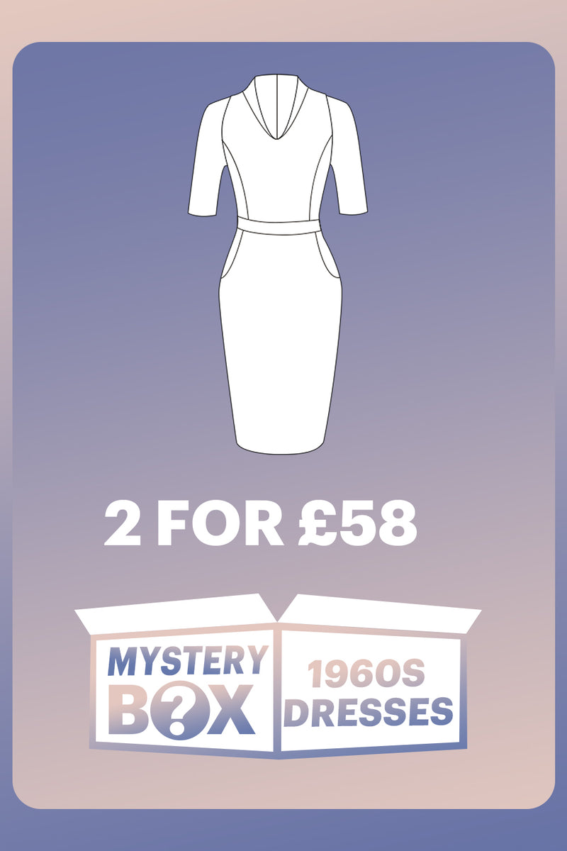 Load image into Gallery viewer, ZAPAKA MYSTERY BOX of 2Pc 1960s Dresses