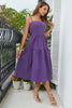 Load image into Gallery viewer, Violet Spaghetti Straps Summer Dress With Bow