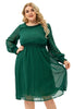 Load image into Gallery viewer, Plus Size Green Casual Dress