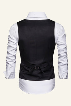 Lapel Single Breasted Men's Suit Vest