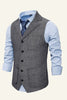 Load image into Gallery viewer, Peak Lapel Single Breasted Men&#39;s Suit Vest