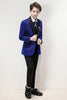 Load image into Gallery viewer, Sparkly Royal Blue Boys&#39; 3-Piece Formal Suit Set