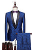 Load image into Gallery viewer, White Jacquard 2-Piece Shawl Lapel Men&#39;s Prom Suits