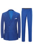 Load image into Gallery viewer, Men&#39;s Blue 2-Piece Double Breasted Wedding Suits