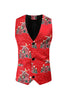 Load image into Gallery viewer, Printed Sleeveless Single Breasted Men&#39;s Christmas Suit Vest