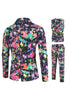 Load image into Gallery viewer, Men&#39;s Christams Printed Colorful 3-Piece One Button Party Suits
