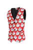 Load image into Gallery viewer, Notched Lapel One Button Santa Claus Printed Red Men&#39;s Suits