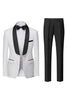 Load image into Gallery viewer, Royal Blue 3 Piece Shawl Lapel Men&#39;s Prom Suits