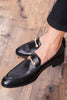 Load image into Gallery viewer, Black Leather Casual Men Shoes