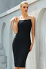 Load image into Gallery viewer, Bodycon Spaghetti Straps Backless Little Black Dress