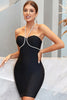 Load image into Gallery viewer, Bodycon Halter Little Black Dress